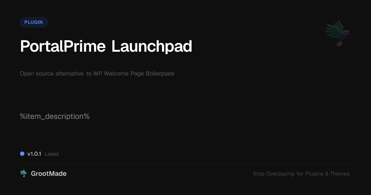 Preview of PortalPrime Launchpad