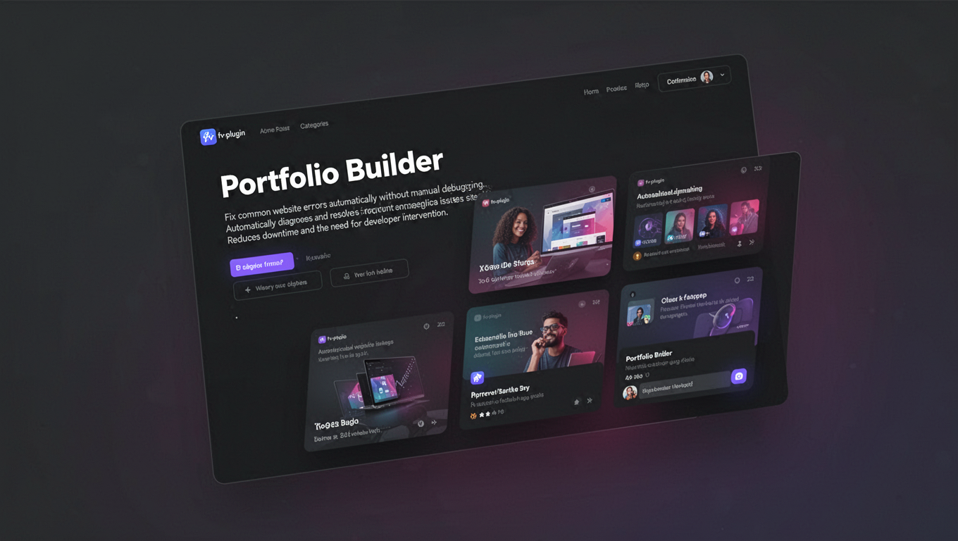 Preview of Portfolio Builder