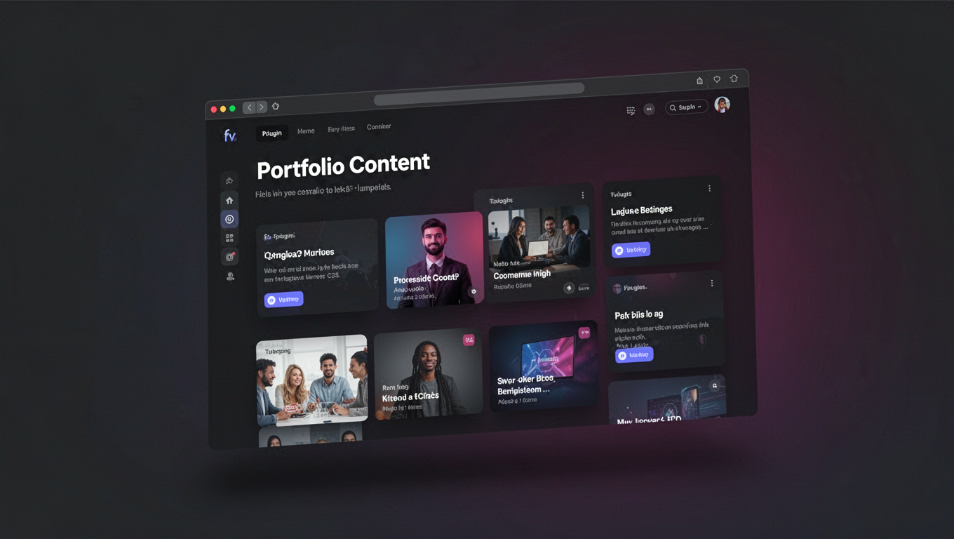 Preview of Portfolio Content