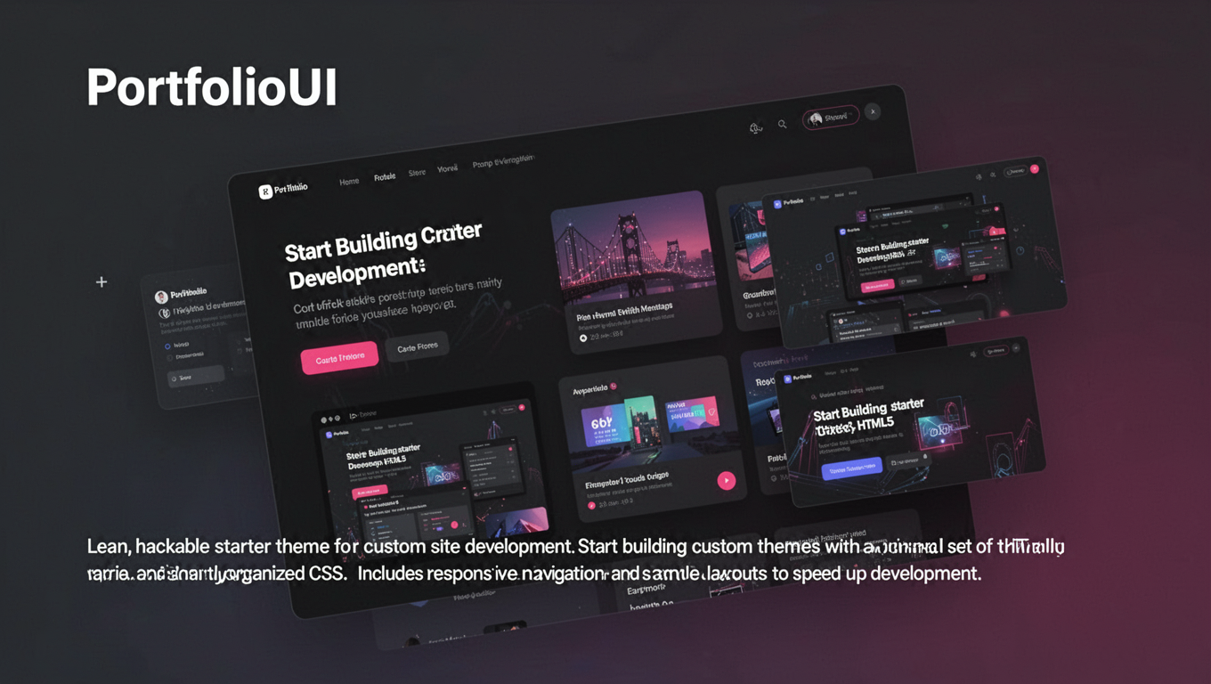 Preview of PortfolioUI