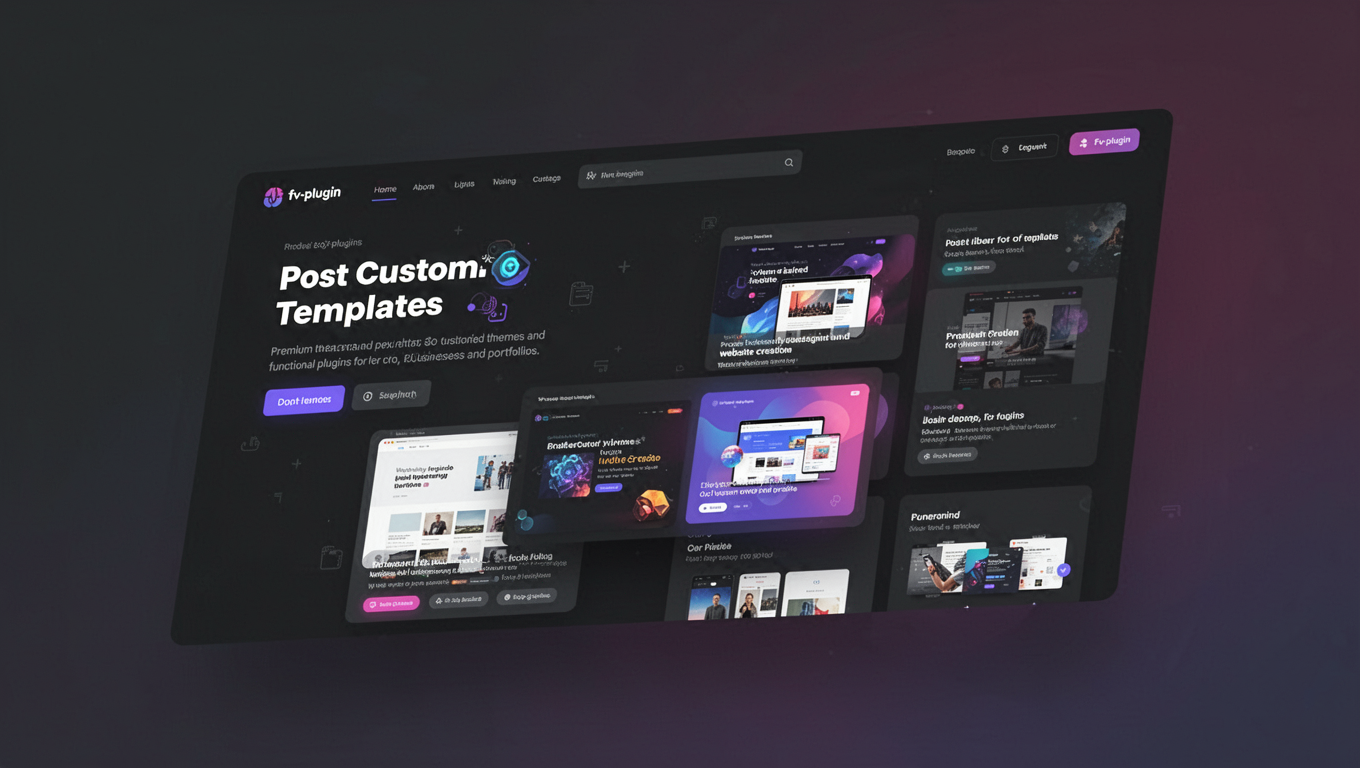 Preview of Post Custom Templates