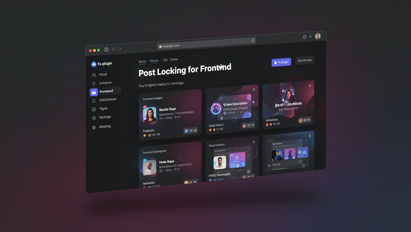 Preview of Post Locking for Frontend
