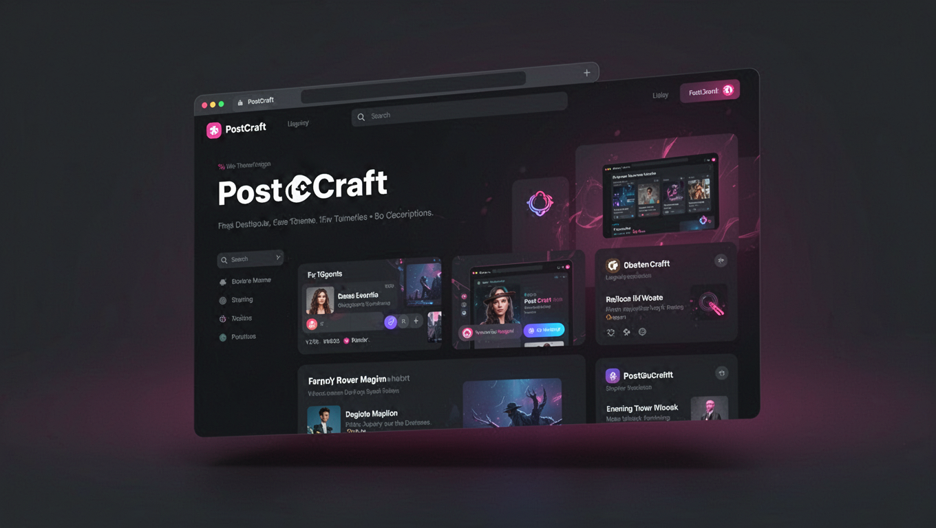 Preview of PostCraft