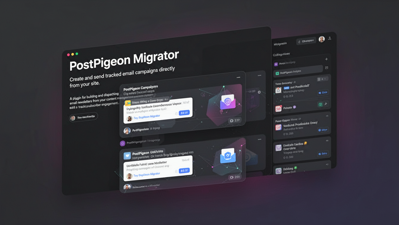 Preview of PostPigeon Migrator