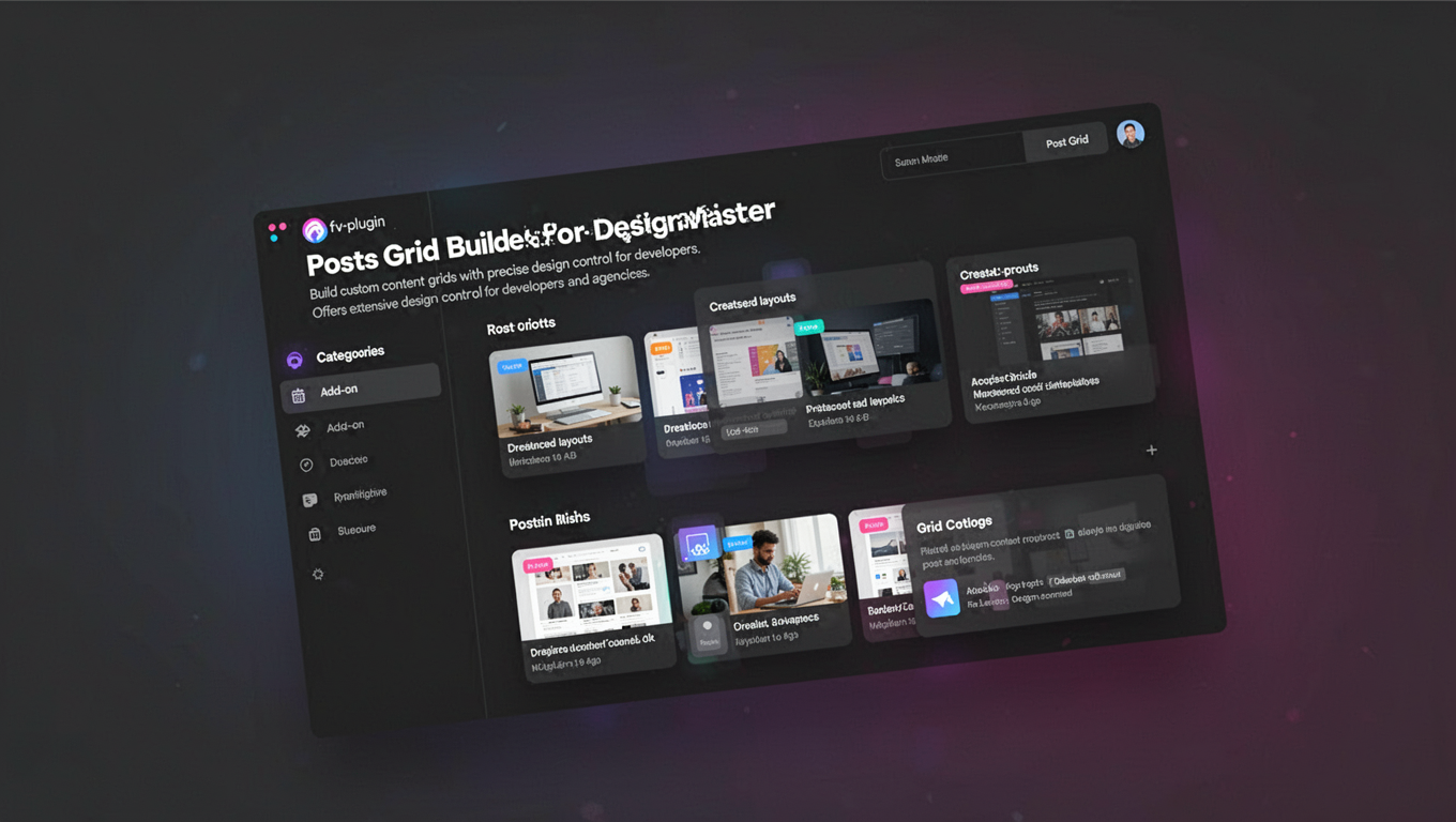 Preview of Posts Grid Builder for DesignMaster