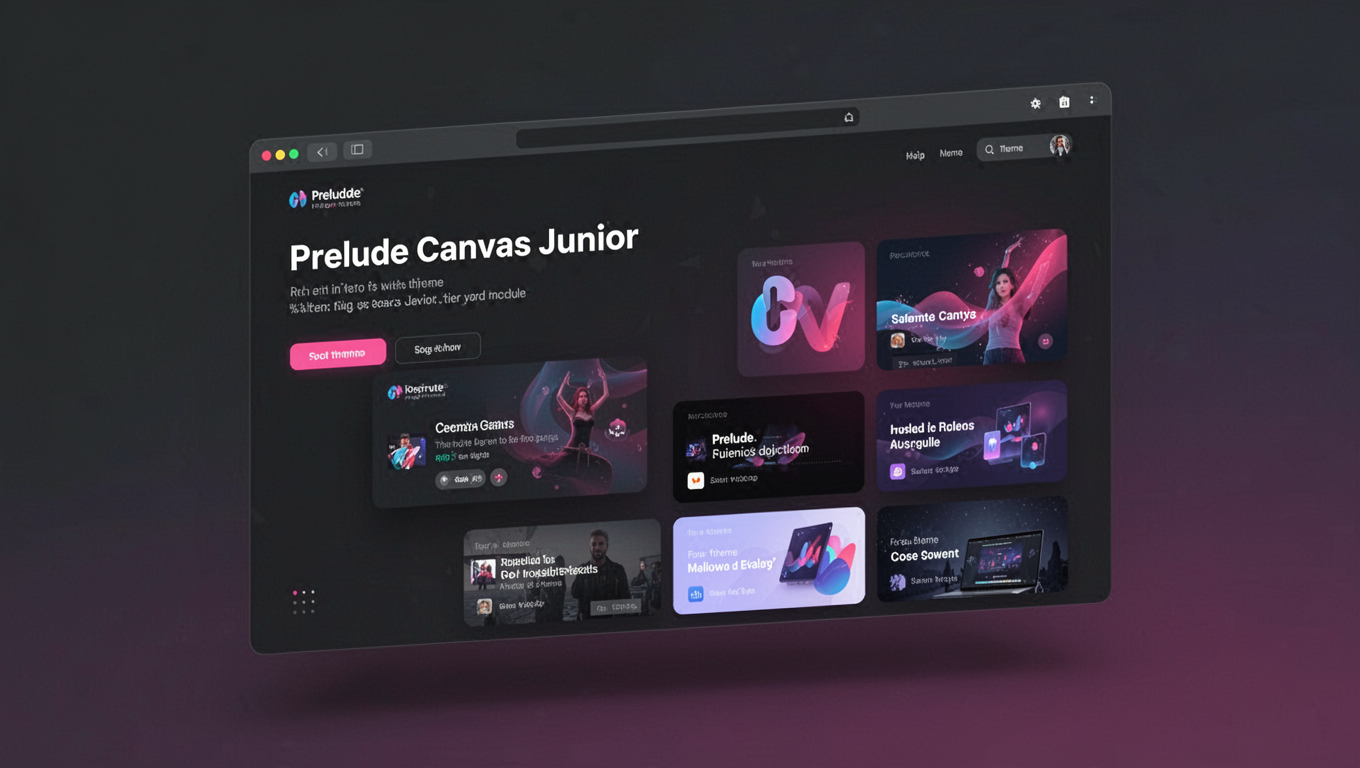 Preview of Prelude Canvas Junior