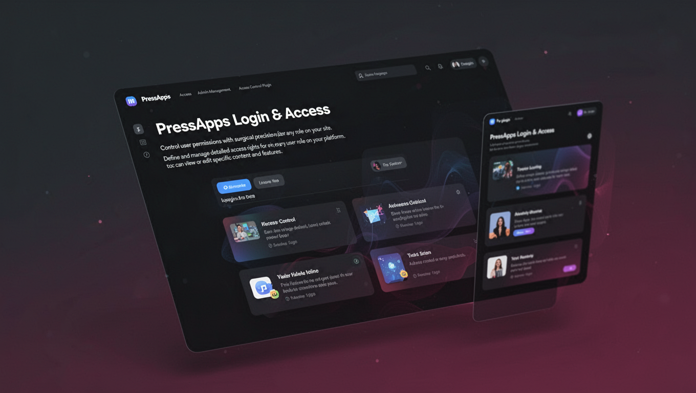 Preview of PressApps Login & Access