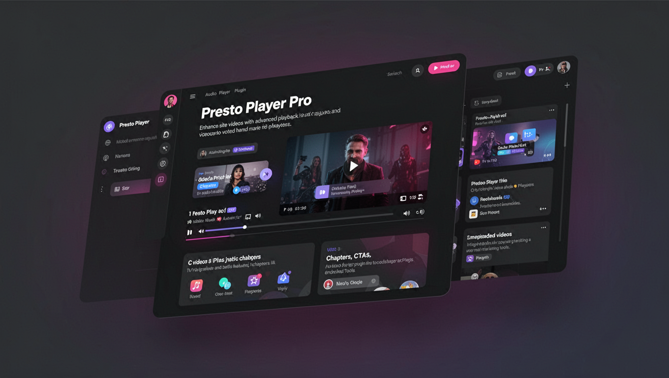 Preview of Presto Player Pro