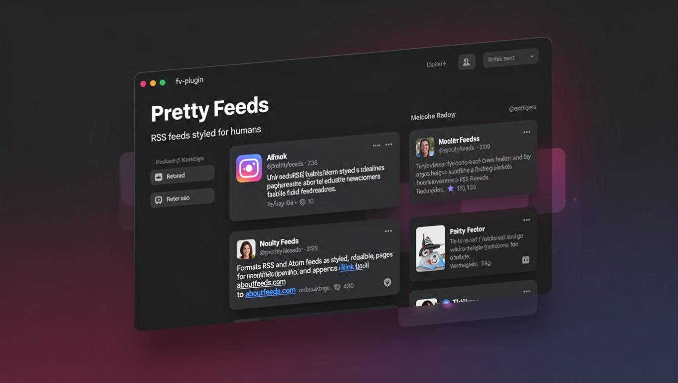 Preview of Pretty Feeds