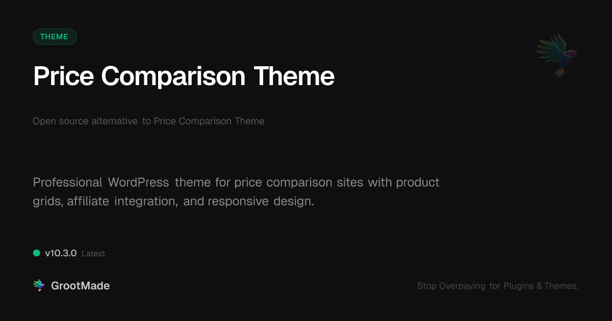 Preview of Price Comparison Theme