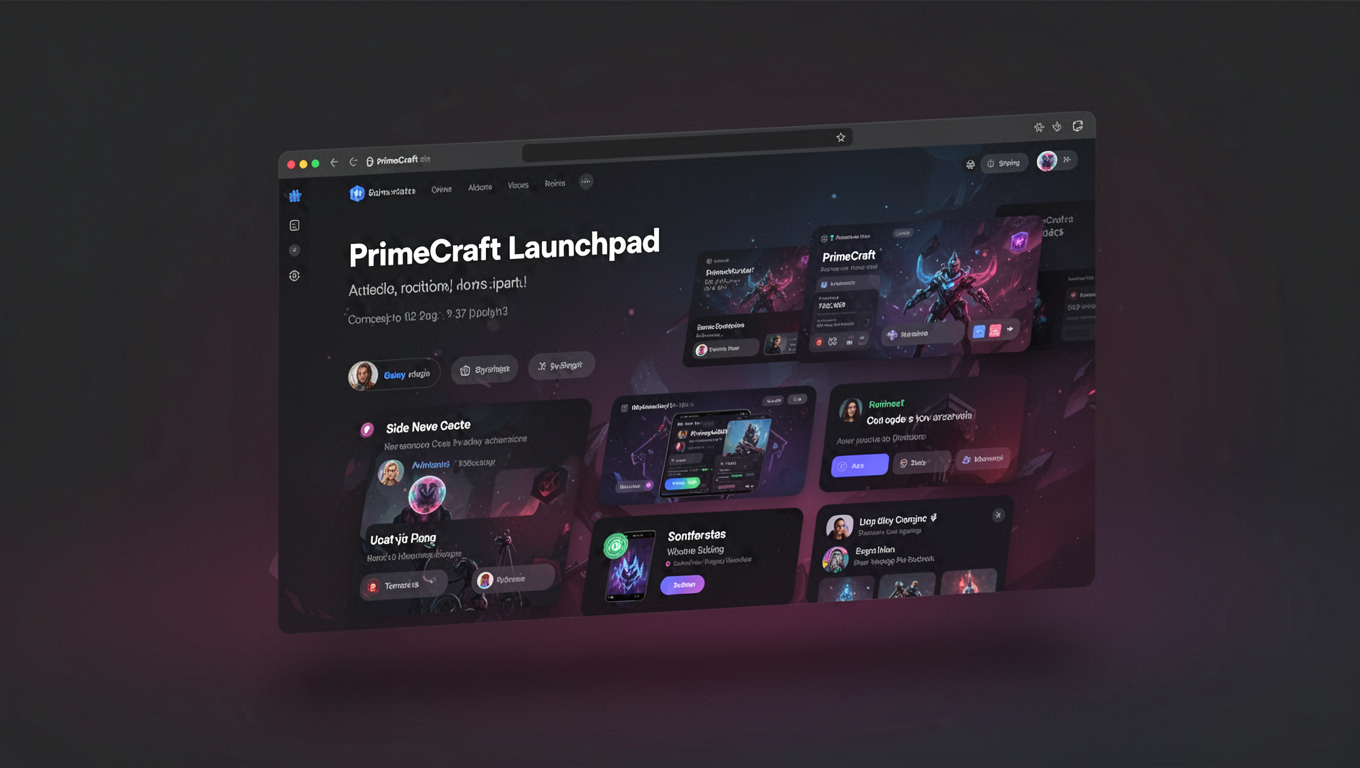 Preview of PrimeCraft Launchpad