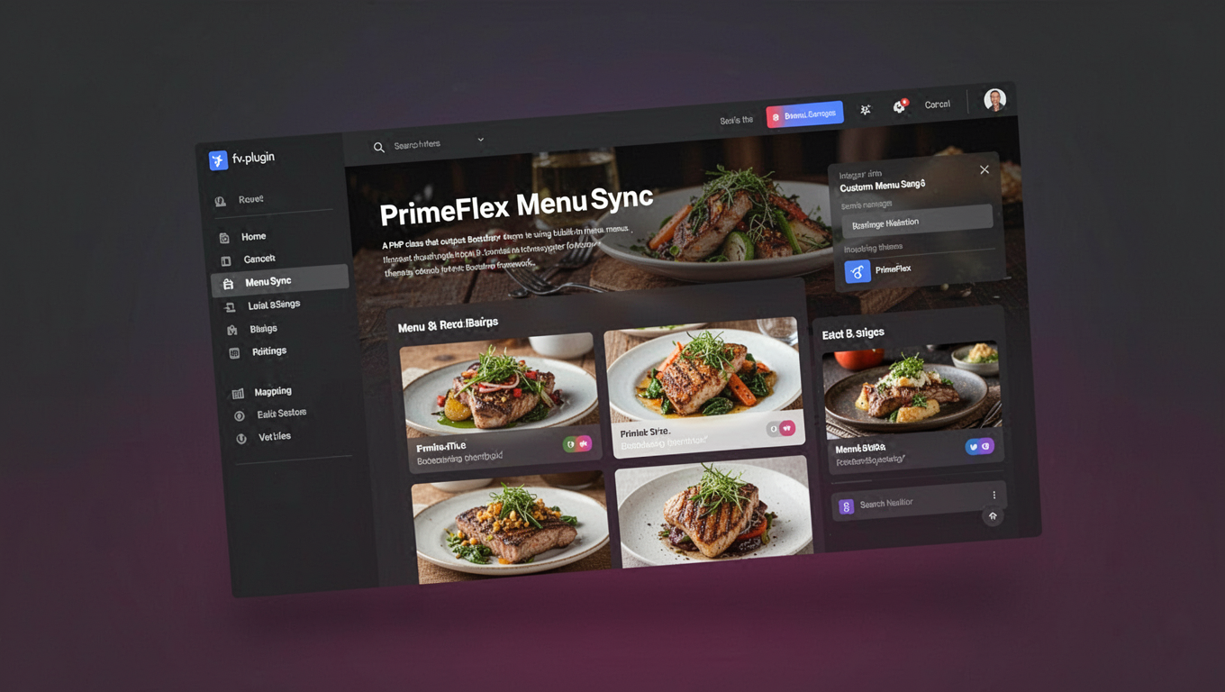 Preview of PrimeFlex MenuSync