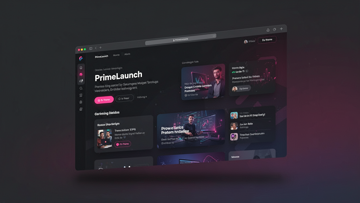 Preview of PrimeLaunch Template