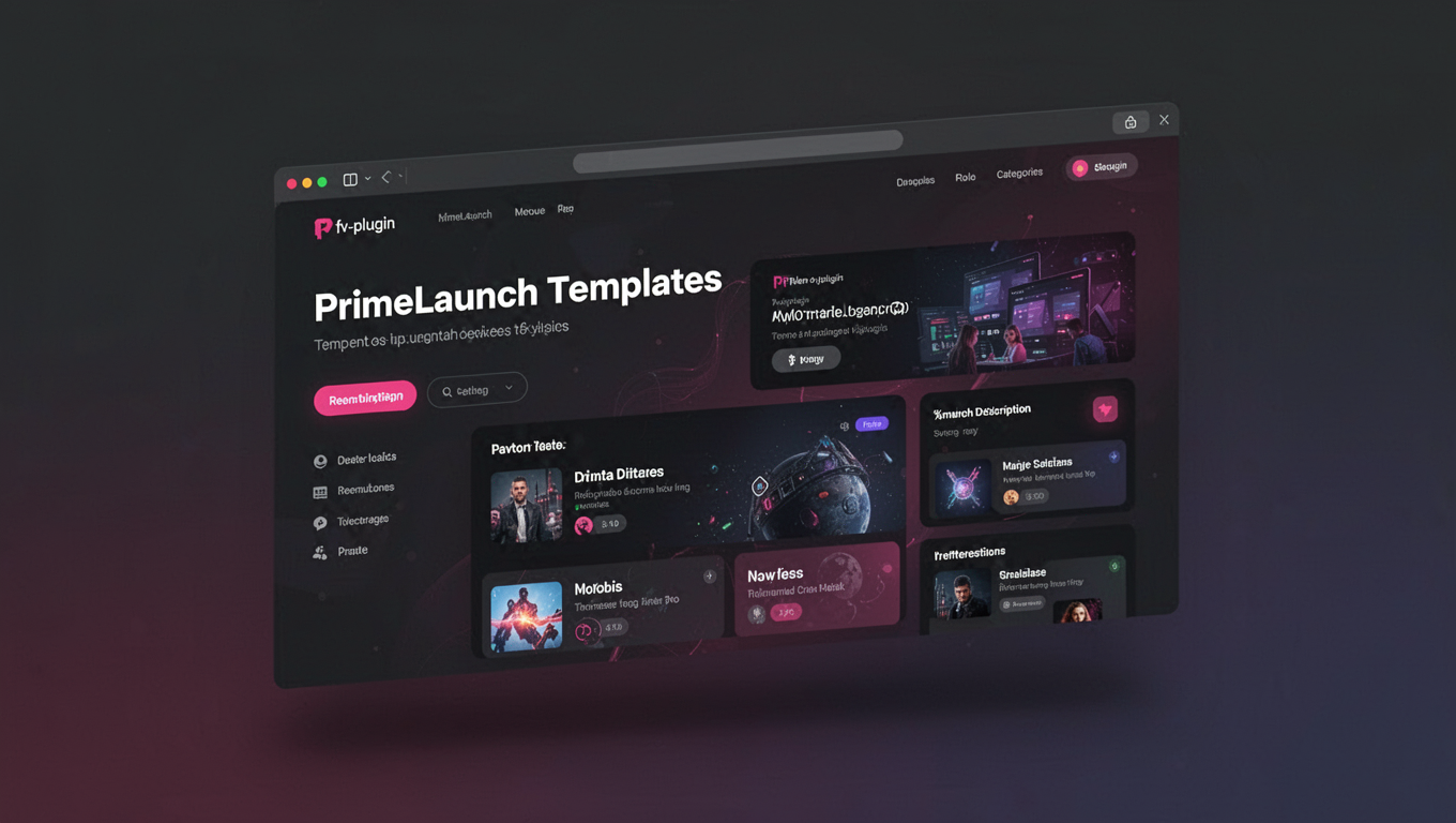 Preview of PrimeLaunch Templates