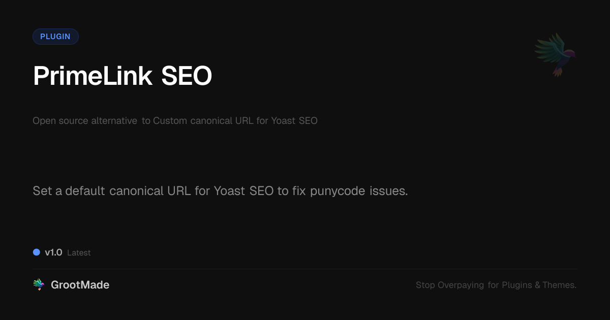 Preview of Custom canonical URL for Roibox SEO