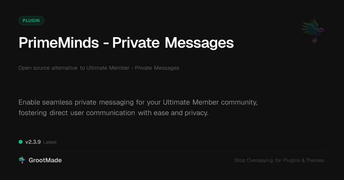 Preview of PrimeMinds - Private Messages