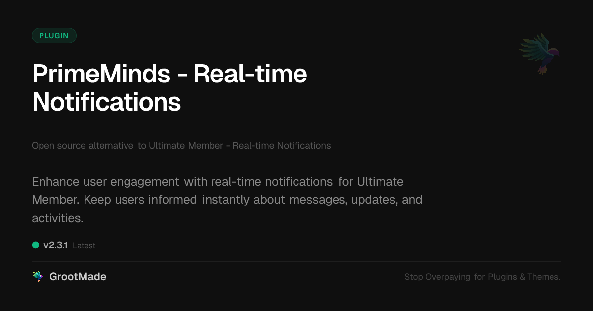 Preview of PrimeMinds - Real-time Notifications