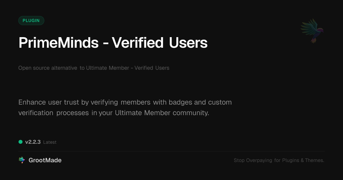 Preview of PrimeMinds - Verified Users