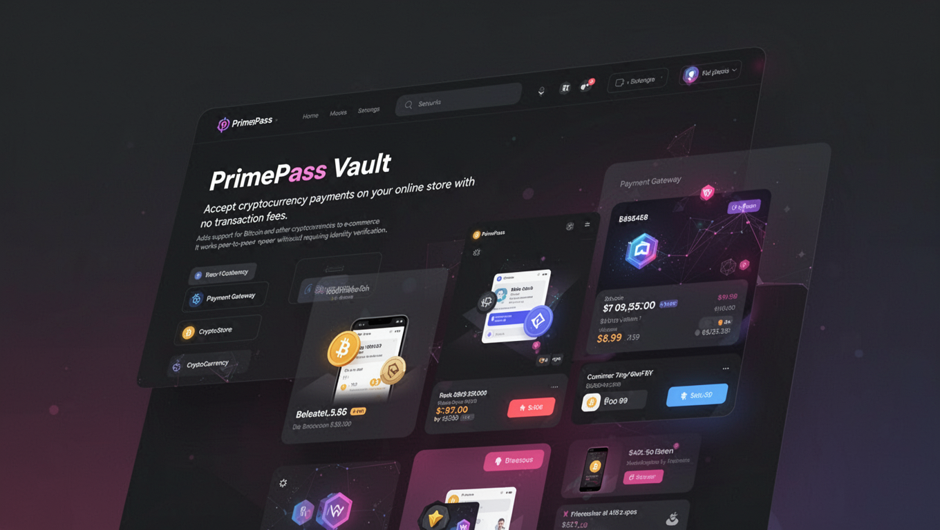 Preview of PrimePass Vault