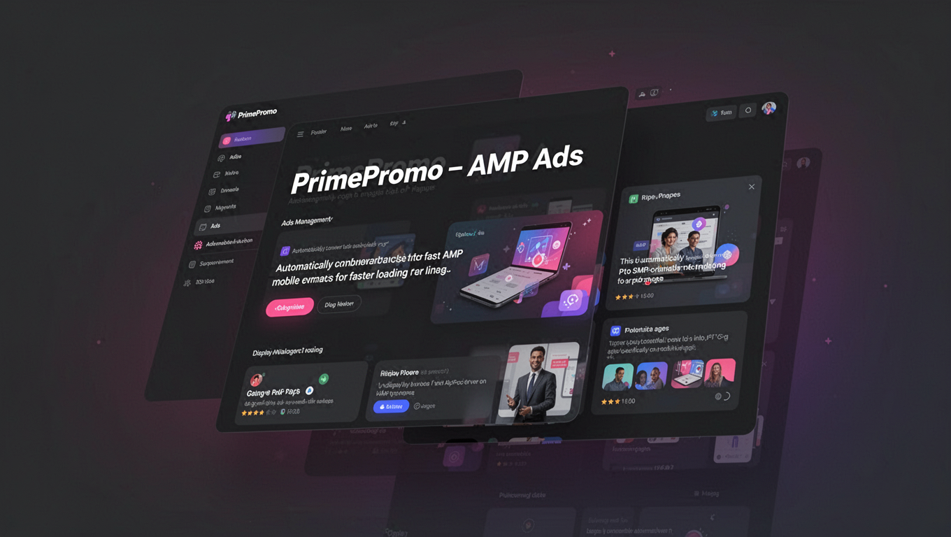 Preview of PrimePromo – AMP Ads