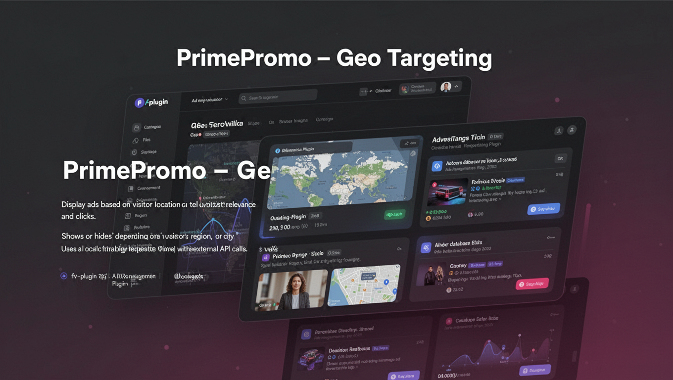 Preview of PrimePromo – Geo Targeting