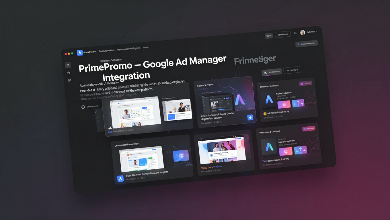 Preview of PrimePromo – Google Ad Manager Integration