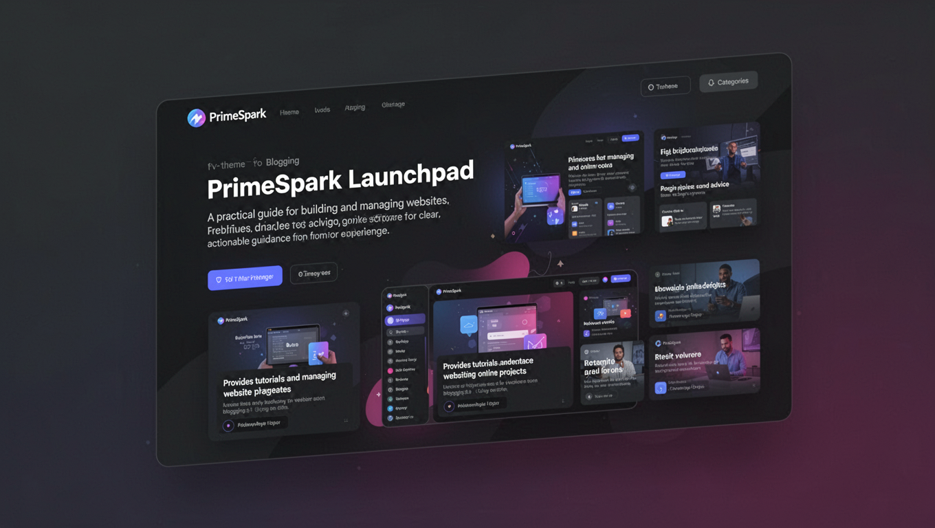 Preview of PrimeSpark Launchpad