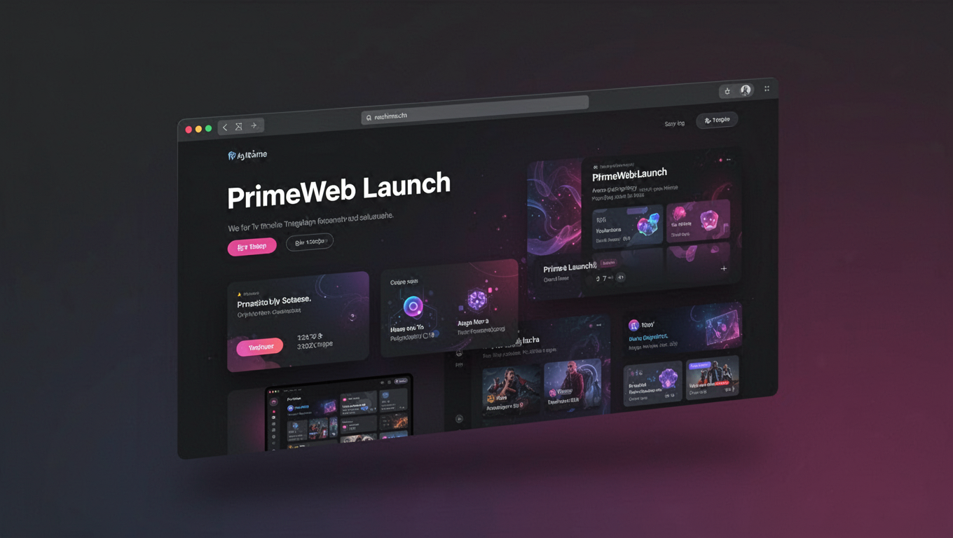 Preview of PrimeWeb Launch