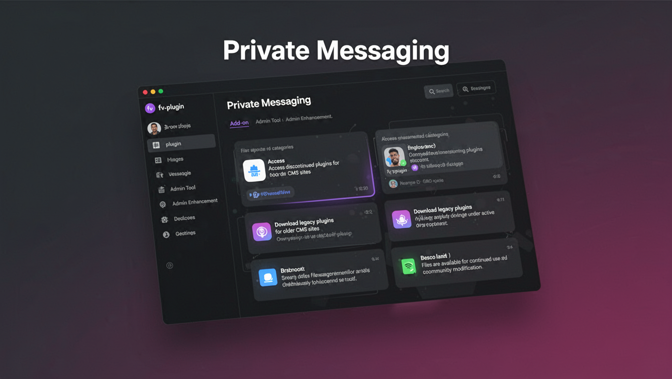 Preview of Private Messaging