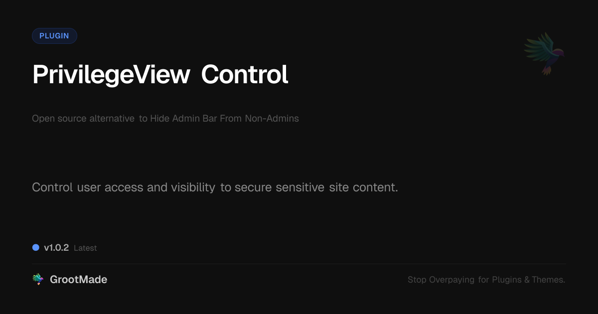 Preview of PrivilegeView Control