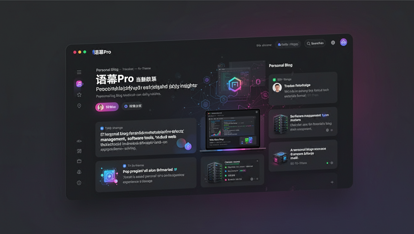 Preview of 语幕Pro