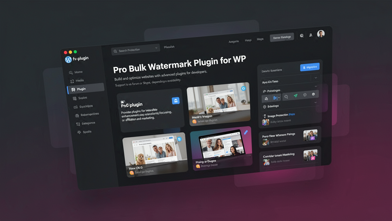 Preview of Pro Bulk Watermark Plugin for WP