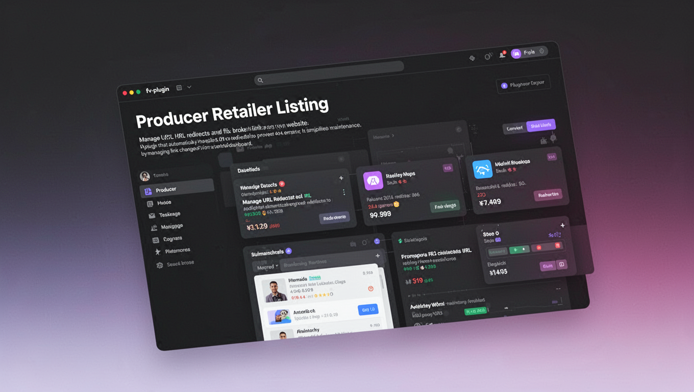 Preview of Producer Retailer Listing