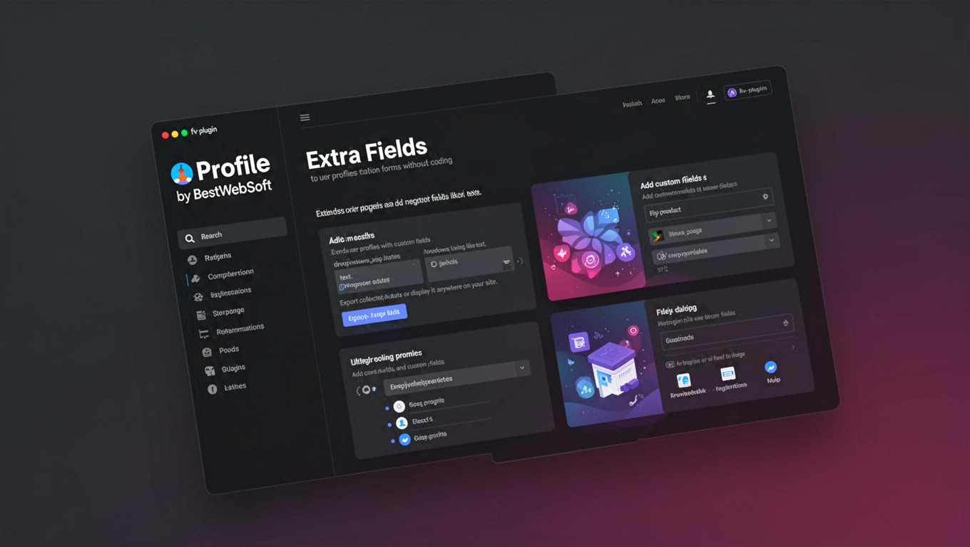 Preview of Profile Extra Fields by BestWebSoft
