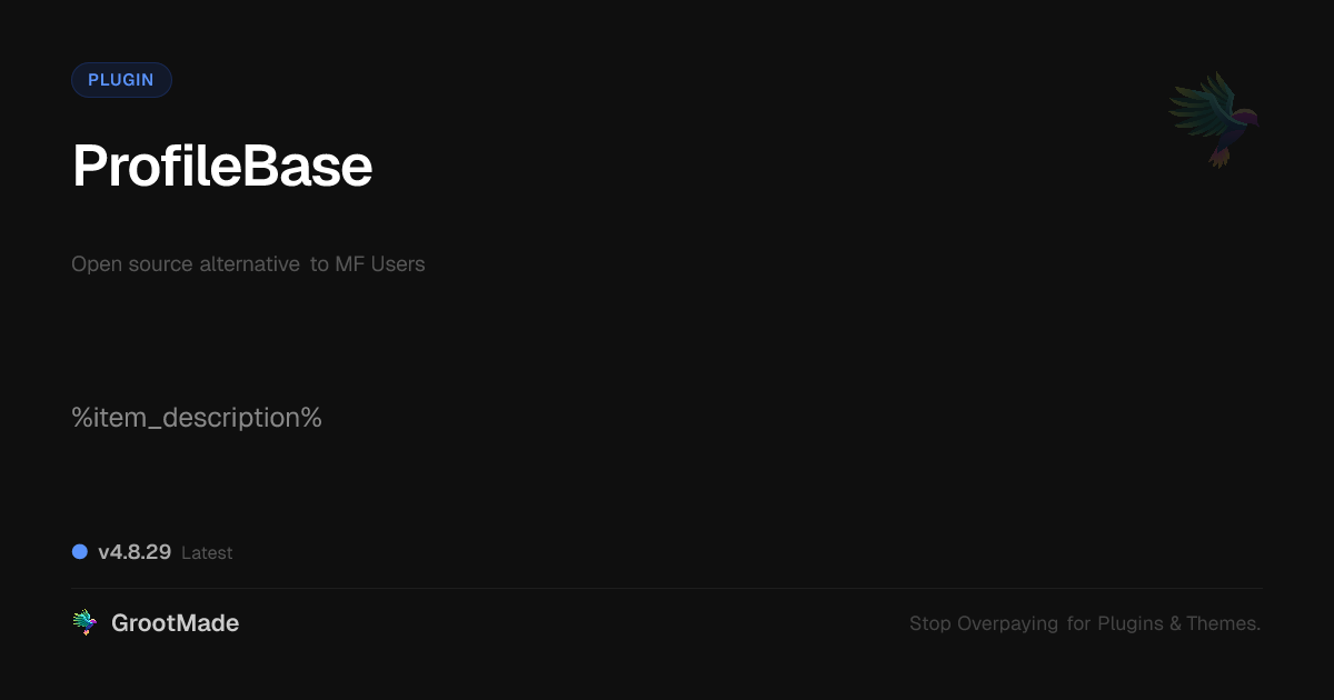 Preview of ProfileBase