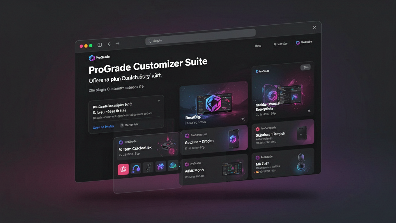 Preview of ProGrade Customizer Suite