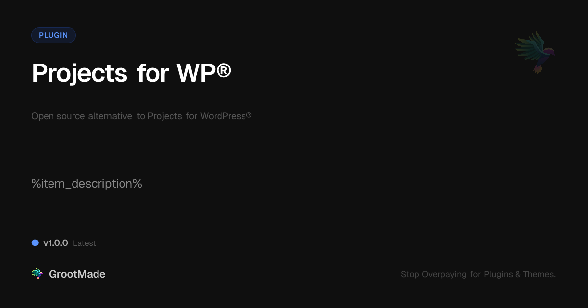 Preview of Projects for WP®