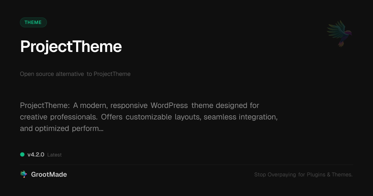 Preview of ProjectTheme
