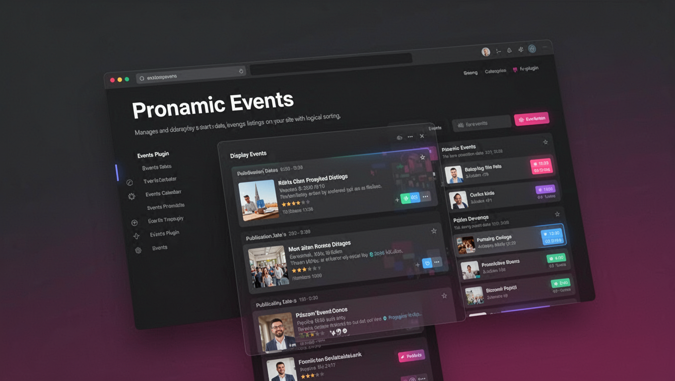 Preview of Pronamic Events