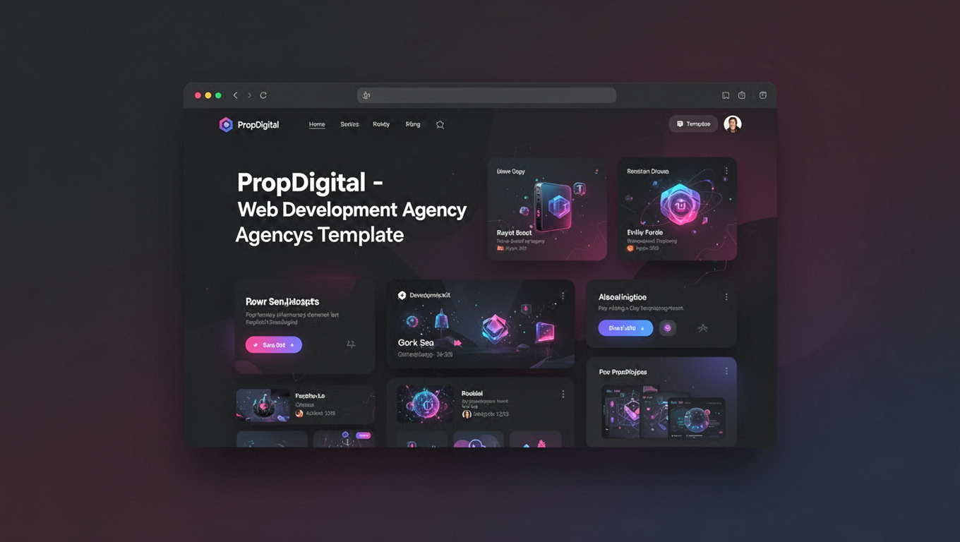 Preview of PropDigital - Web Development Agency Template