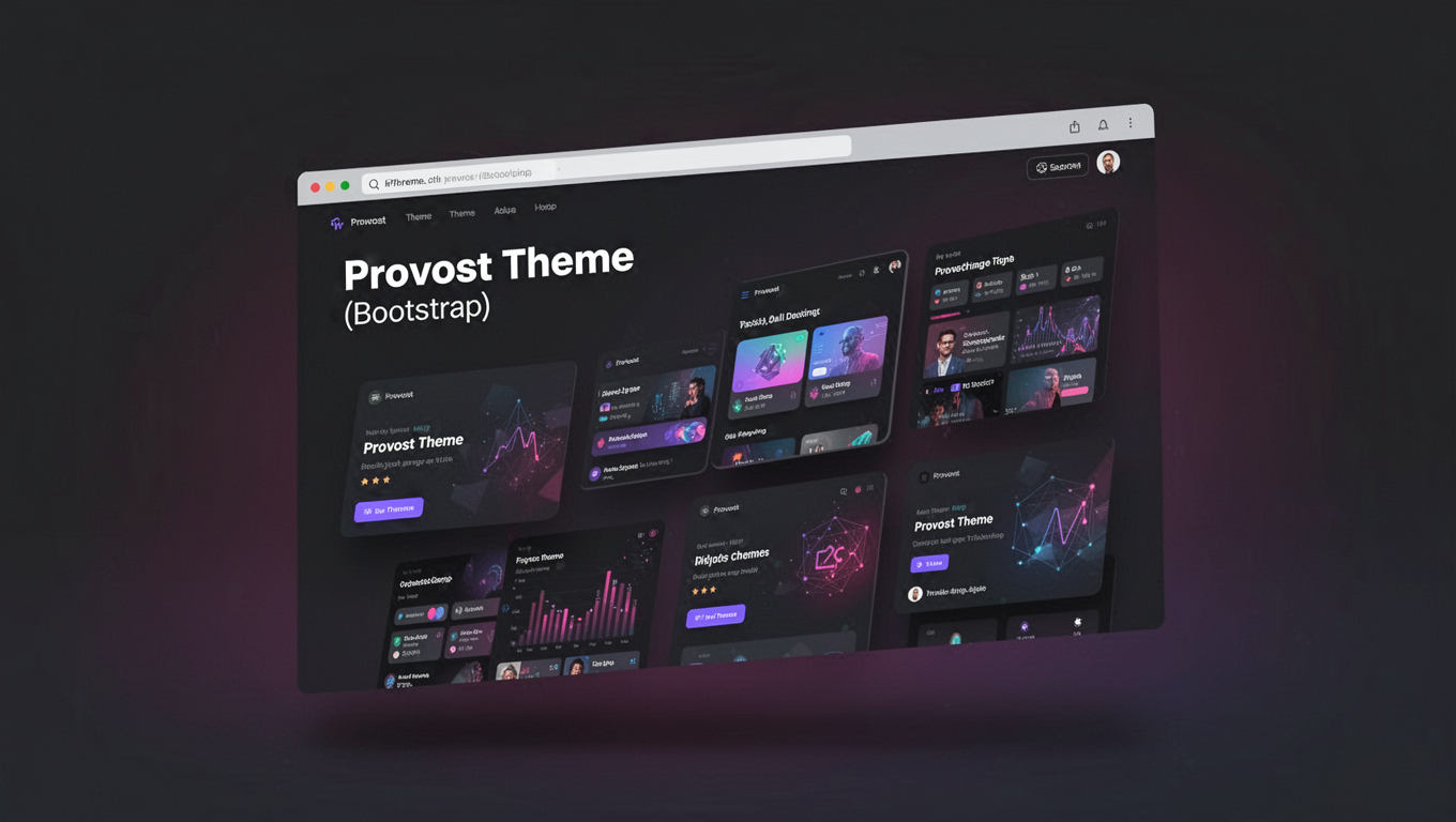 Preview of Provost Theme (Bootstrap)