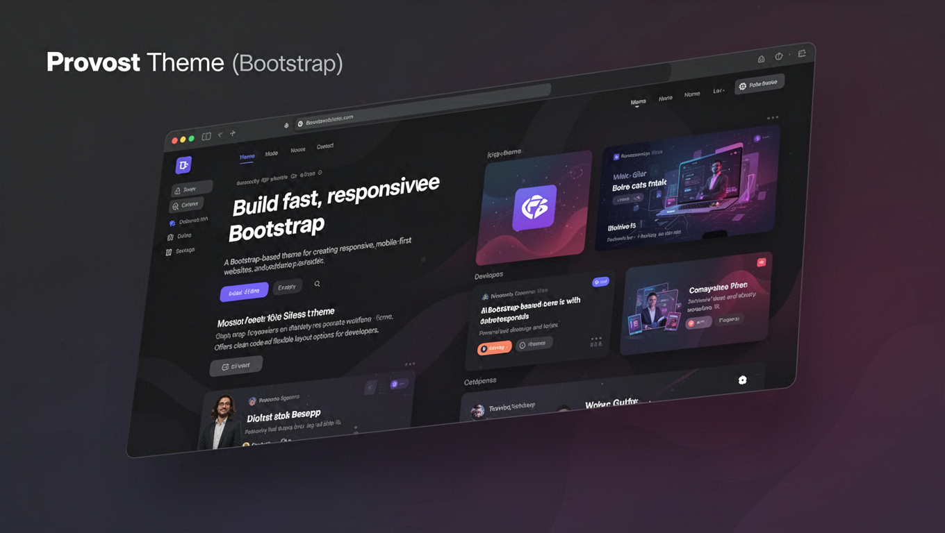 Preview of Provost Theme (Bootstrap)