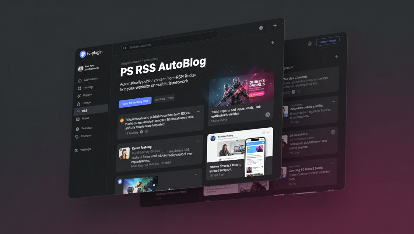 Preview of PS RSS AutoBlog