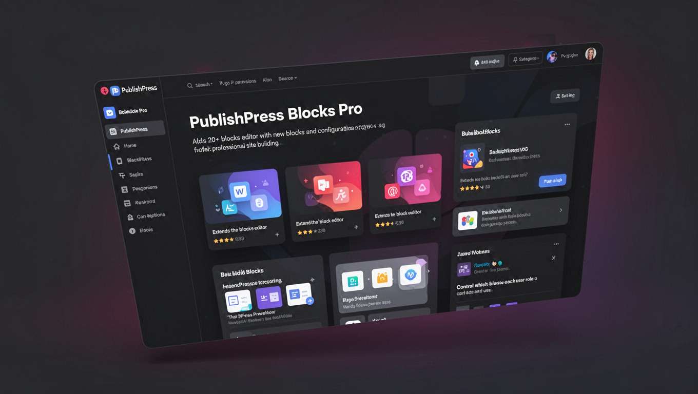 Preview of PublishPress Blocks Pro
