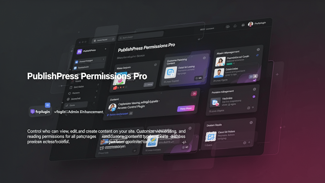 Preview of PublishPress Permissions Pro
