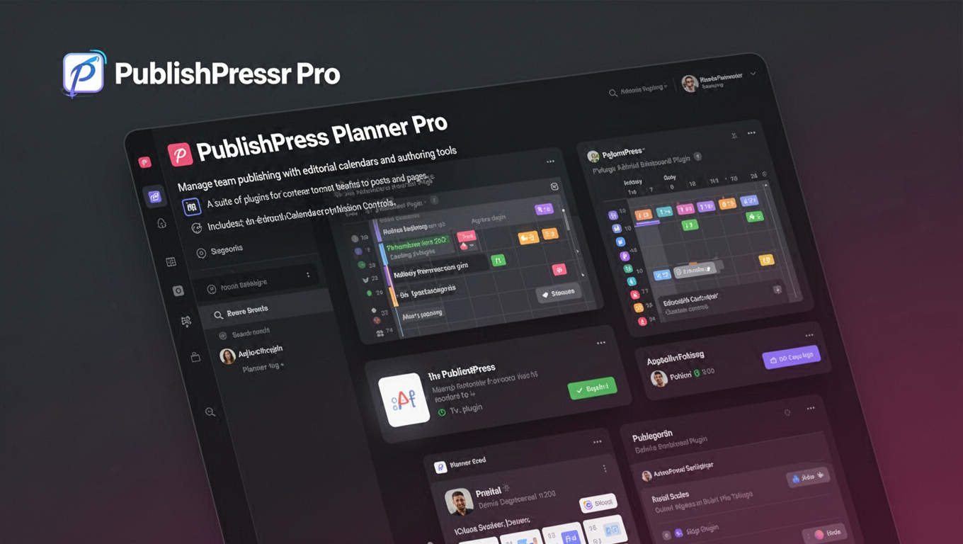 Preview of PublishPress Planner Pro