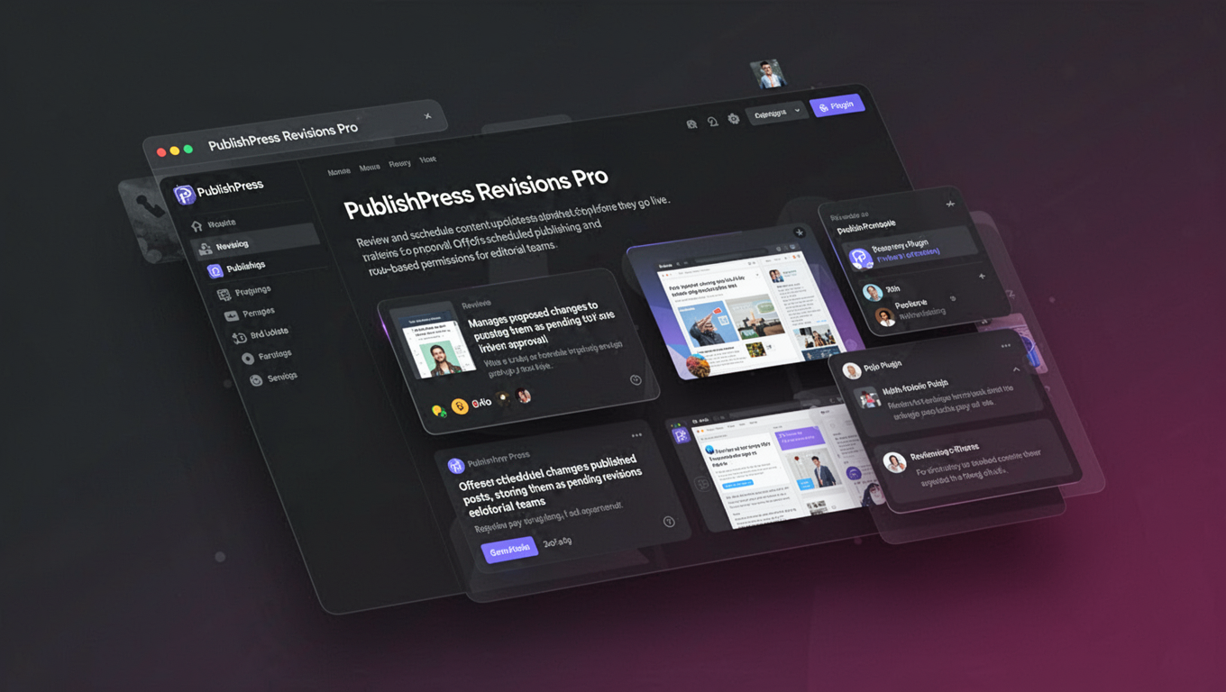 Preview of PublishPress Revisions Pro