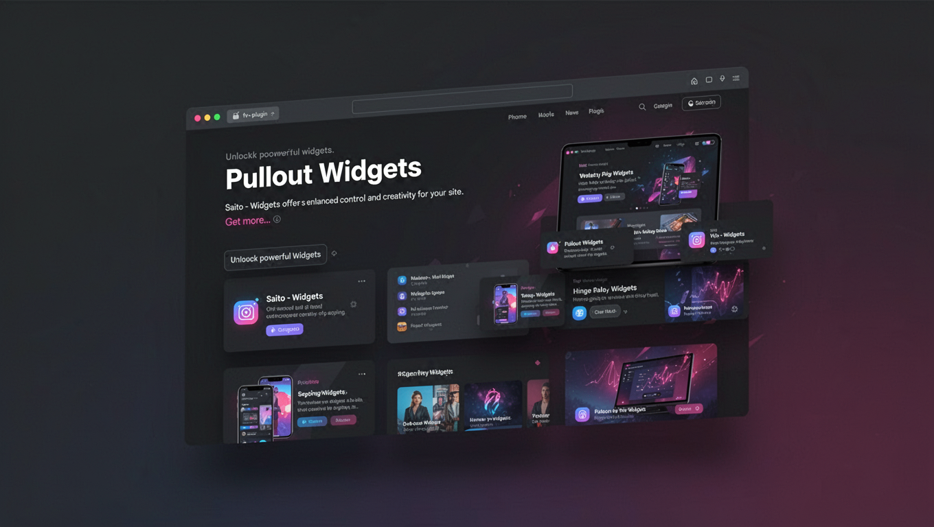 Preview of Pullout Widgets