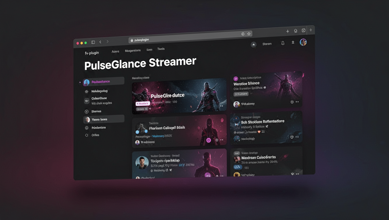 Preview of PulseGlance Streamer