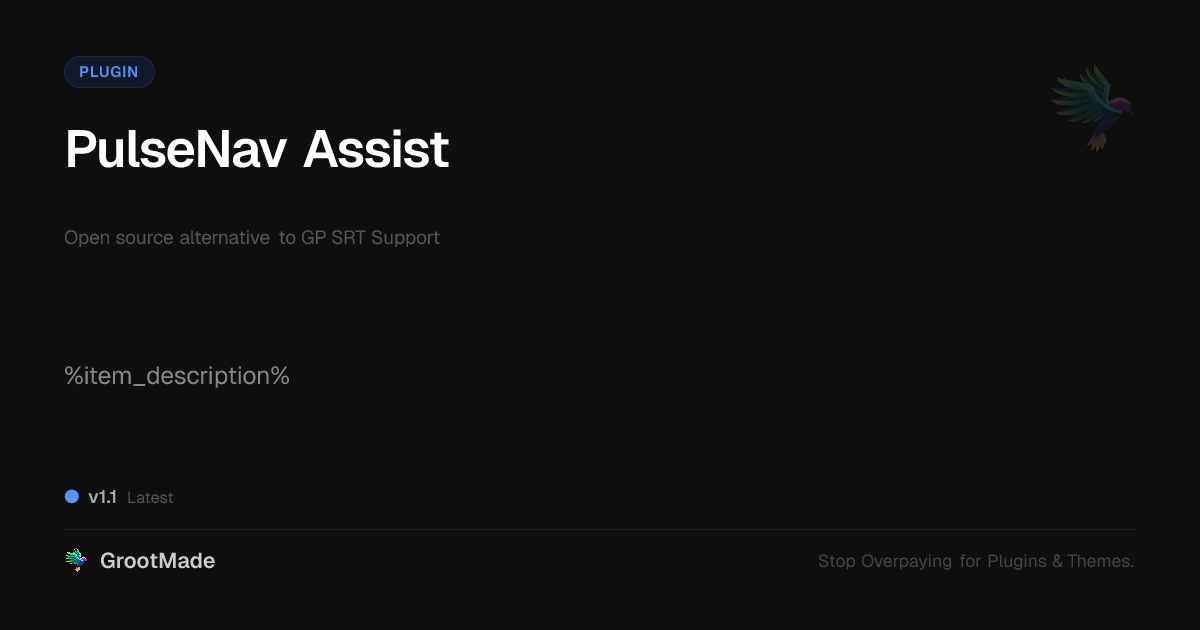 Preview of PulseNav Assist